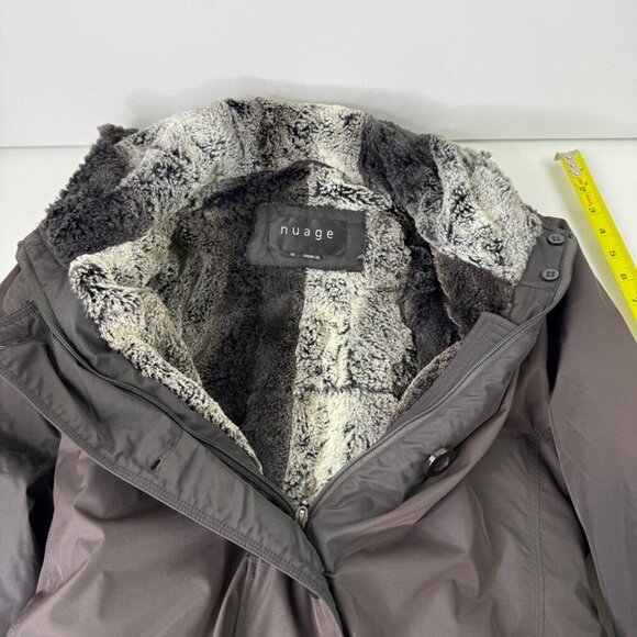 Nuage taupe super cozy fleece lined winter coat - Picture 4 of 11